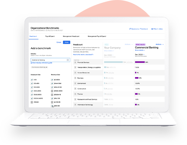 screenshot of ADP DataCloud